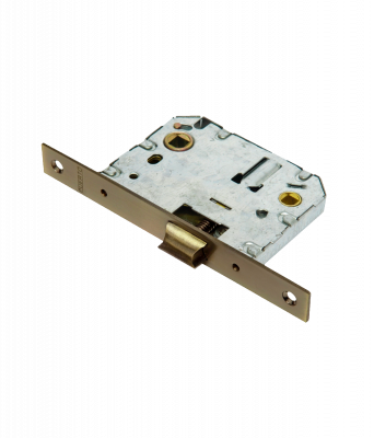 Замок PUERTO LB 1070 АВ металлический язычок сантехнический Бронза