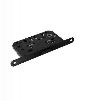 Замок Pallini сантехнический с пластиковым язычком WC P 410 B BL черный матовый черный