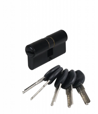 Цилиндр АЛЛЮР ключ-завертка HD FG 60-5K (25*10*25) BLACK черный перф.ключ Черный