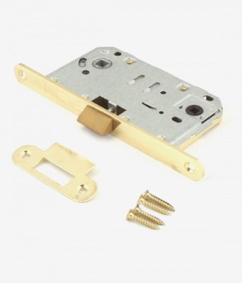 Замок Code Deco 5300P WC G пластиковый язычок сантехнический Золото